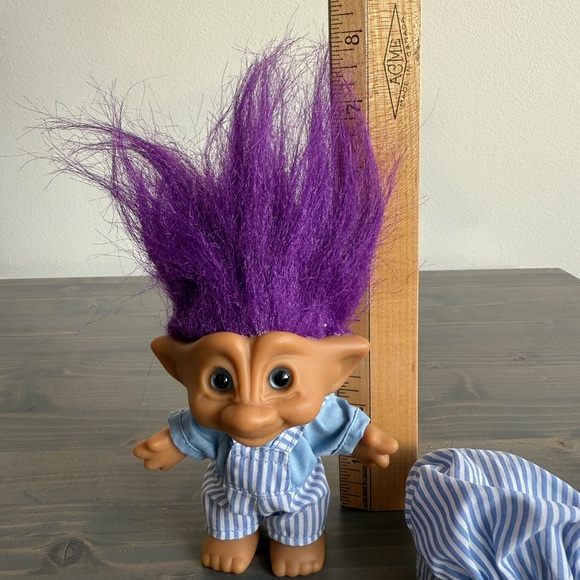 Vintage RUSS Troll train engineer 🚂 - Picture 7 of 8